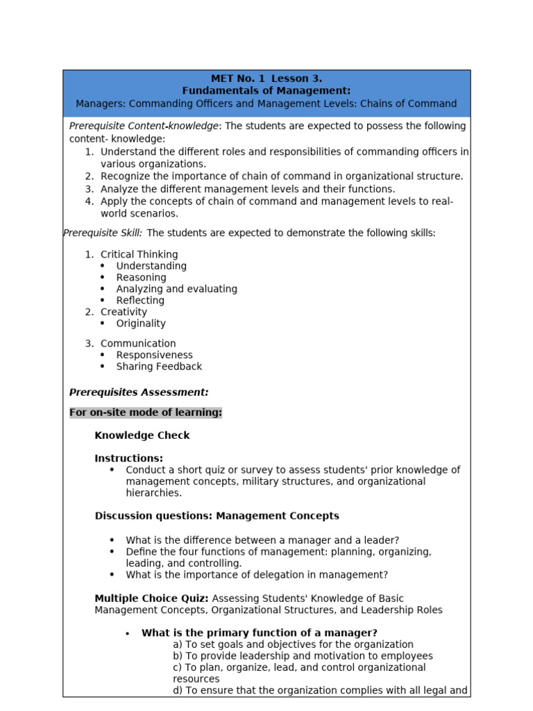 ATG Org Man Chapter1 L1.3 | PDF | Leadership | Organizational Structure