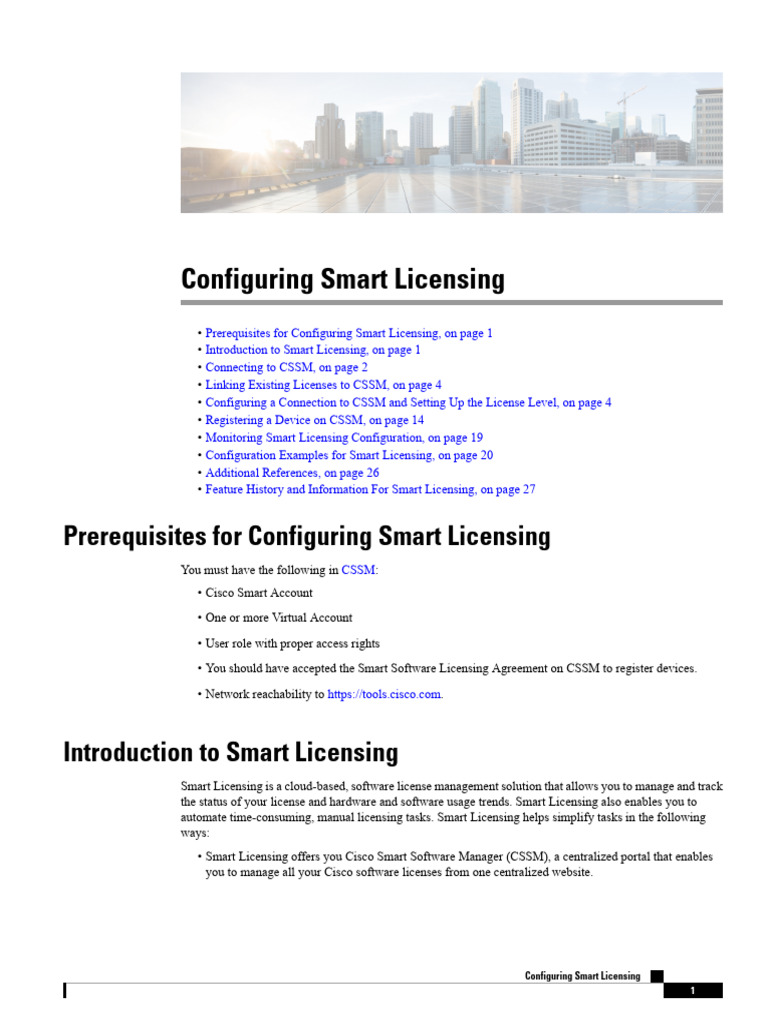 Configuring Smart Licensing | PDF | Ip Address | Proxy Server