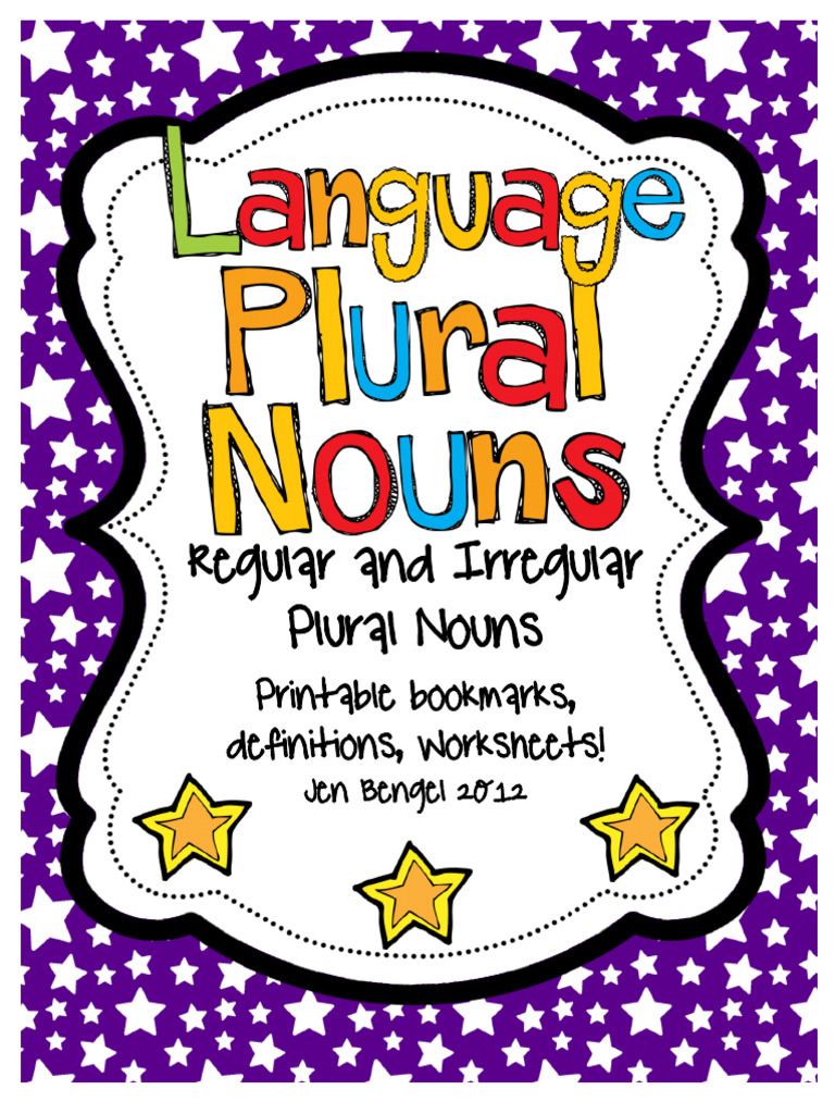 Regular and Irregular Plural Nouns Guide | PDF | Plural | Linguistics