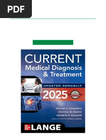 CURRENT Medical Diagnosis and Treatment 2025 64th Edition High-Quality eBook