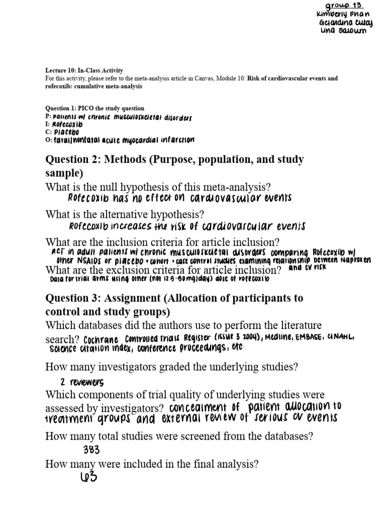 Lecture 10 Activity Student Version | PDF