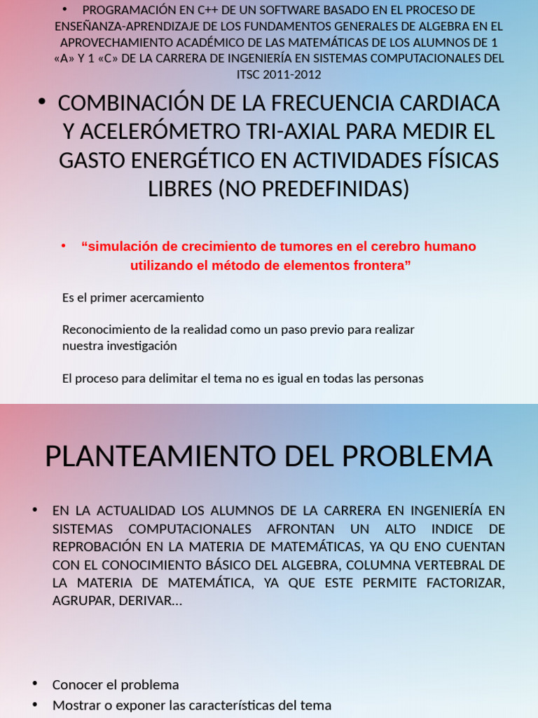 Software C++ para Enseñanza de Álgebra | PDF | Hipótesis | Matemáticas
