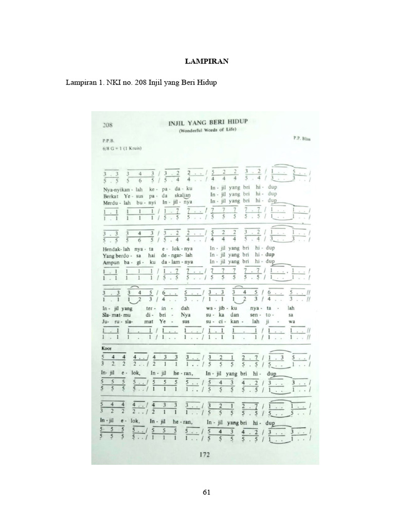 STFJ Is s1 2020 165 26205 ANALISIS LAGU Appendices | PDF