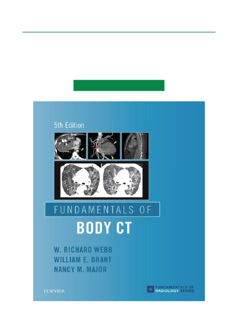 Body CT Fundamentals 5th Edition Guide | PDF | Aorta | Ct Scan