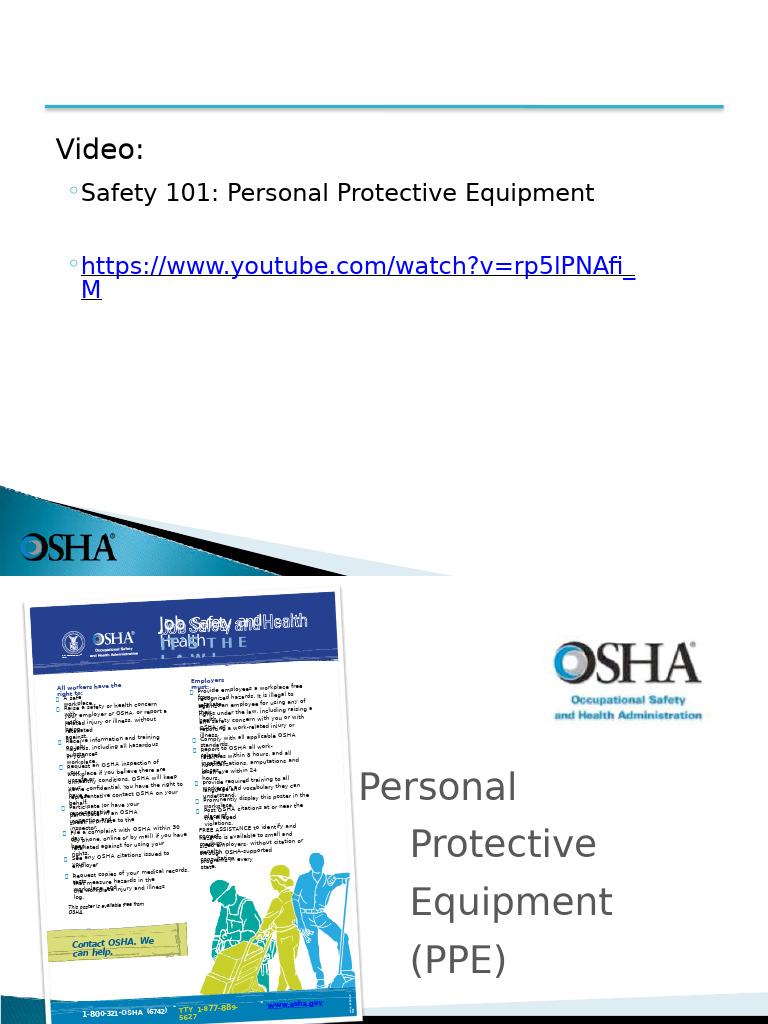 PPE Safety Guidelines and Requirements | PDF | Personal Protective ...