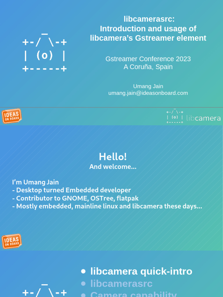 Libcamerasrc: GStreamer Integration Guide | PDF | Imaging | Image ...