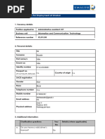 Application Form For Employment | PDF | Government | Common Law