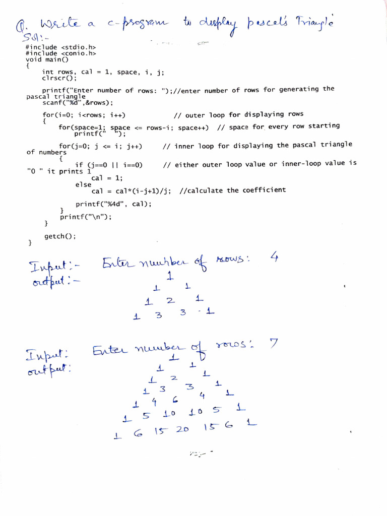 PASCAL's TRIANGLE | PDF