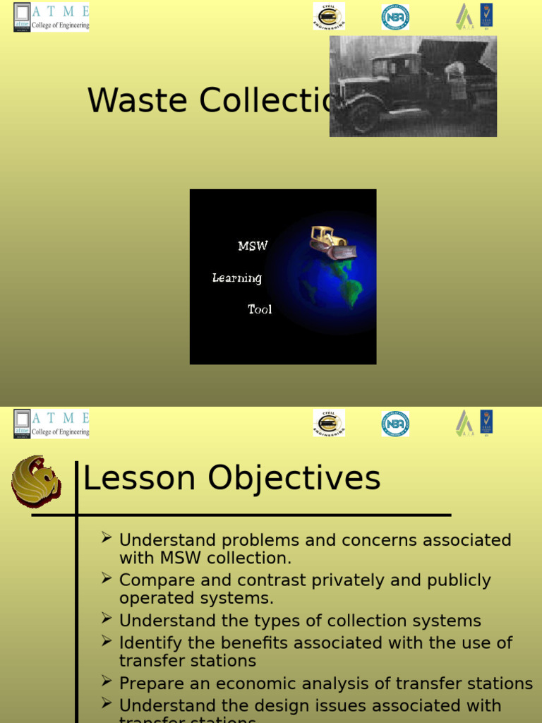 Solid Waste Collection Systems Overview | PDF | Waste Management ...