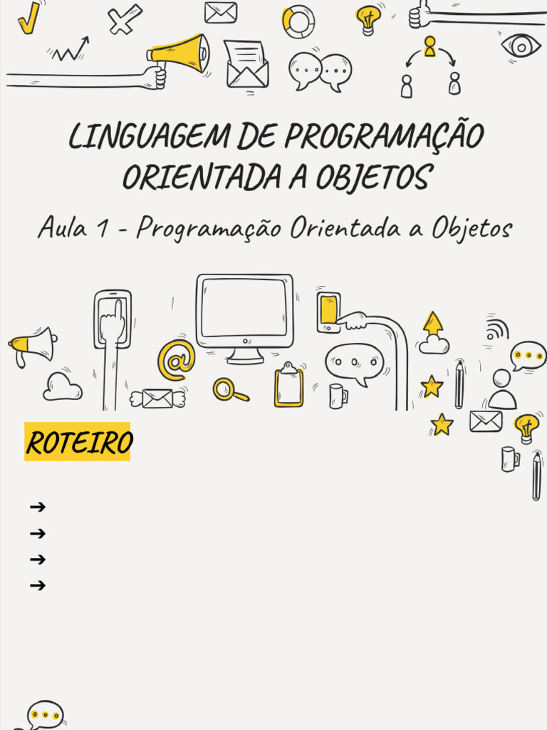 Introdução à Programação Orientada a Objetos | PDF | Linguagem de ...