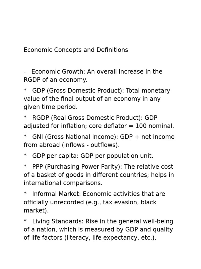 Document | PDF | Gross Domestic Product | Inflation