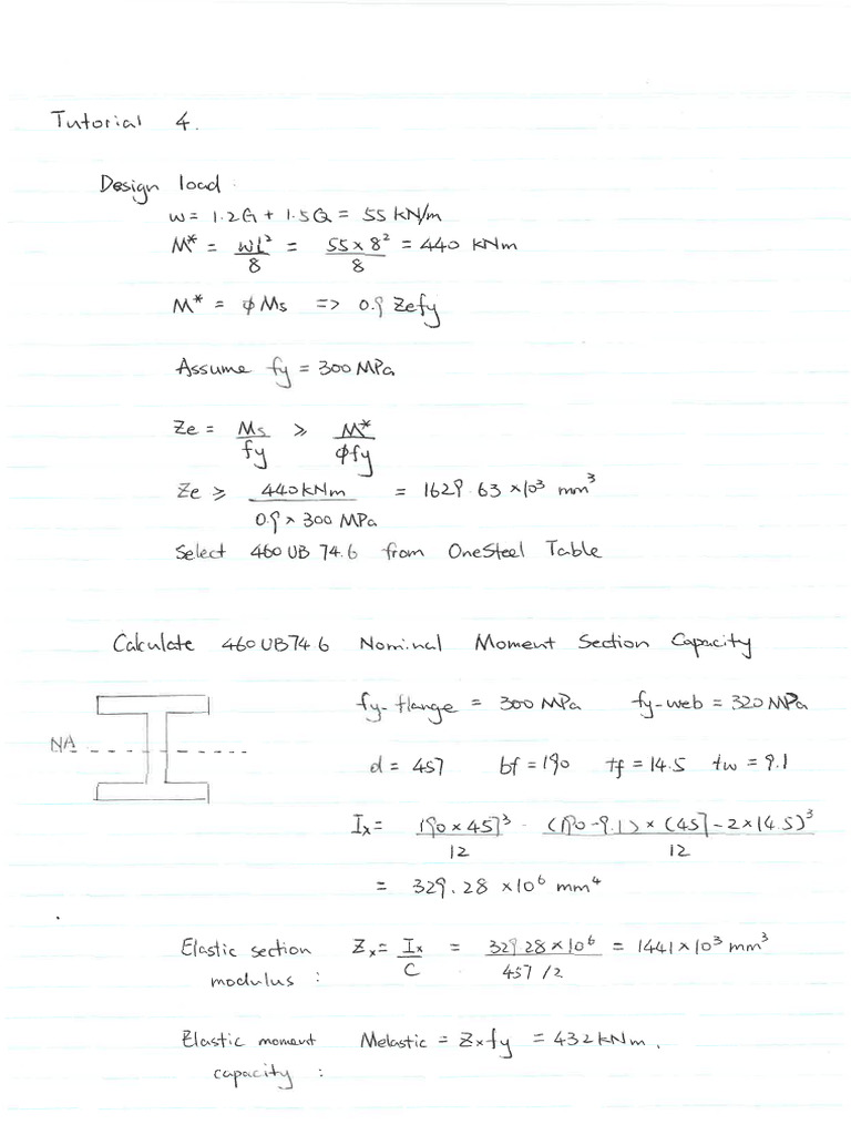 Tutorial 4 Solutions | PDF