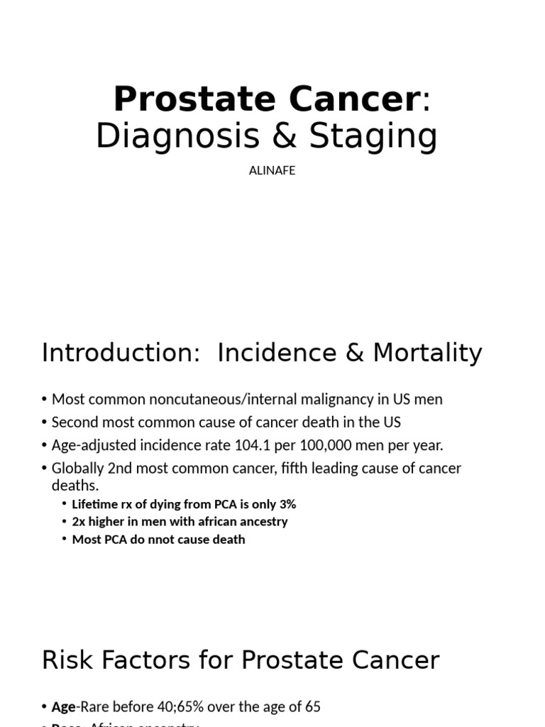 Prostate Cancer Diagnosis and Screening Guide | PDF | Prostate Specific ...