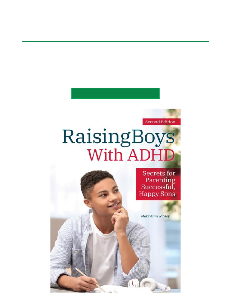 Raising Boys With ADHD Secrets For Parenting Successful, Happy Sons ...