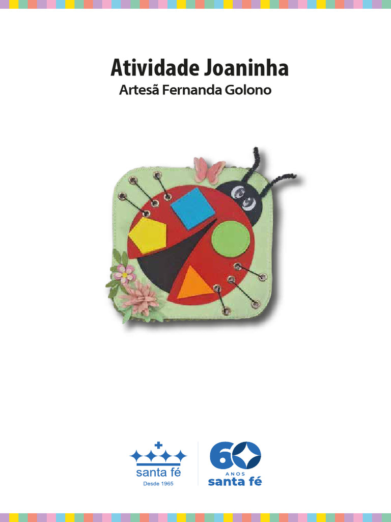 Atividade Joaninha: Materiais e Instruções | PDF