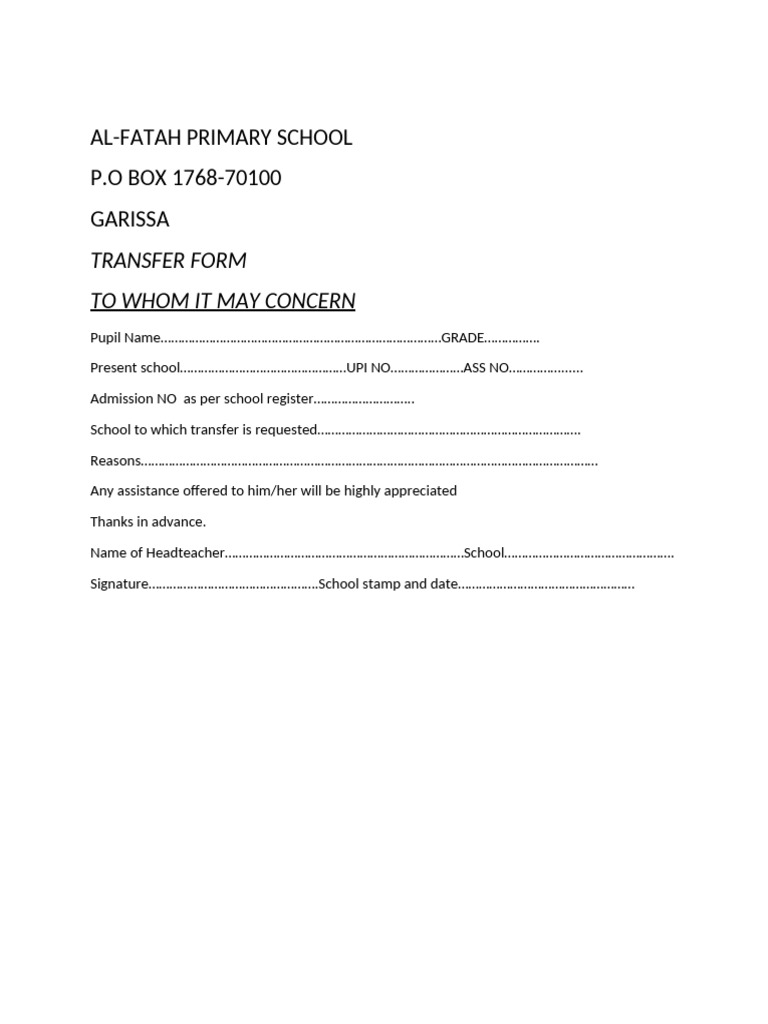 Form 1 | PDF