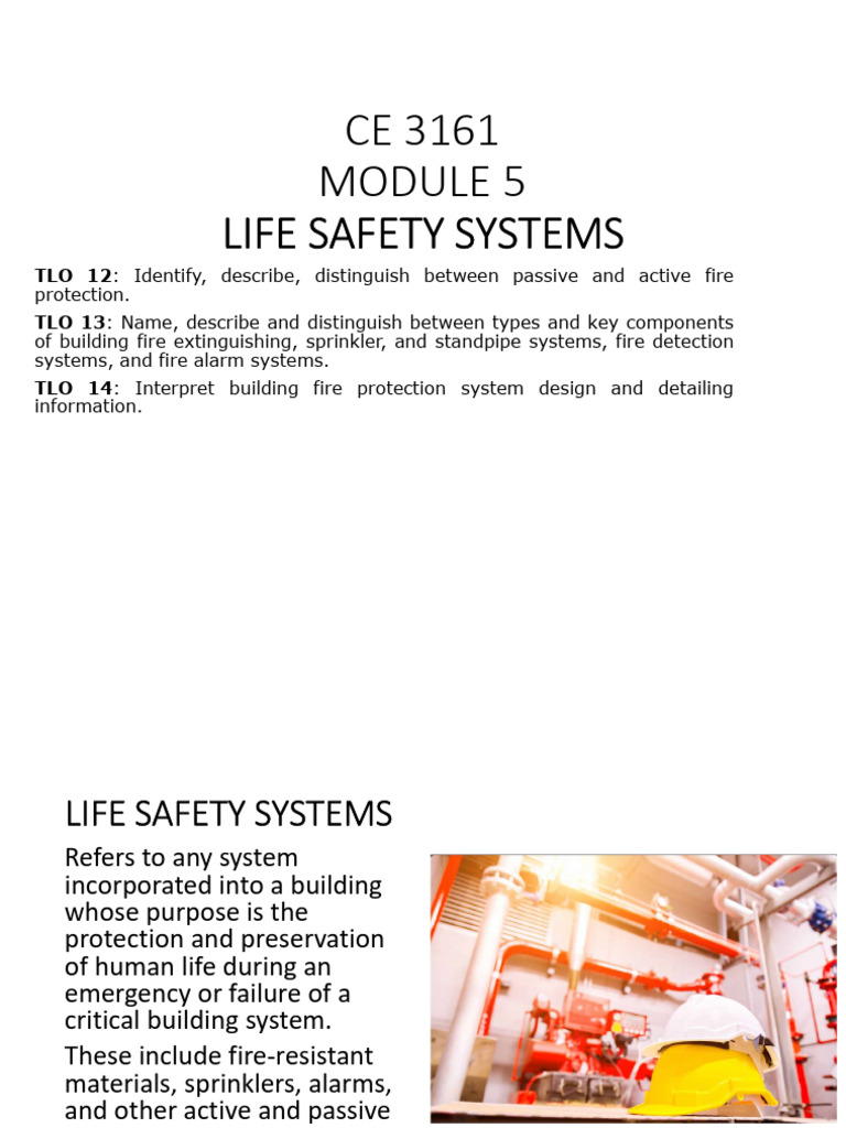 Life Safety Systems in Fire Protection | PDF | Fires | Firefighting