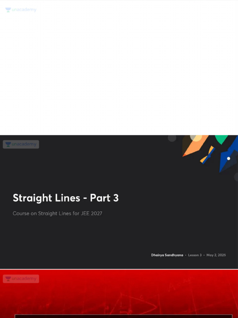 Straight Lines Part 3 With Anno | PDF