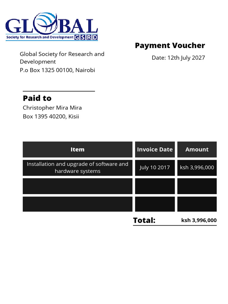 Software and Hardware Invoice Summary | PDF