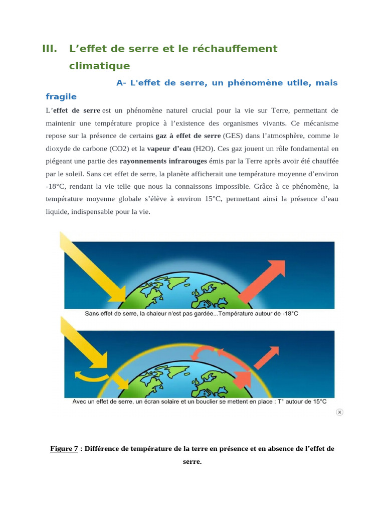 Causes de l'effet de serre et climat | PDF | Effet de serre | Dioxyde ...