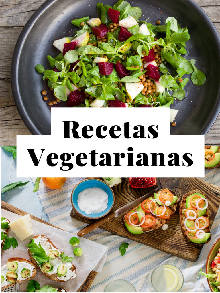Recetas Vegetarianas Variadas y Saludables | PDF | ensalada ...