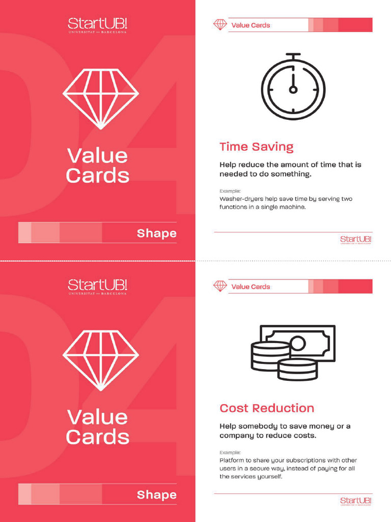 Value Cards | PDF