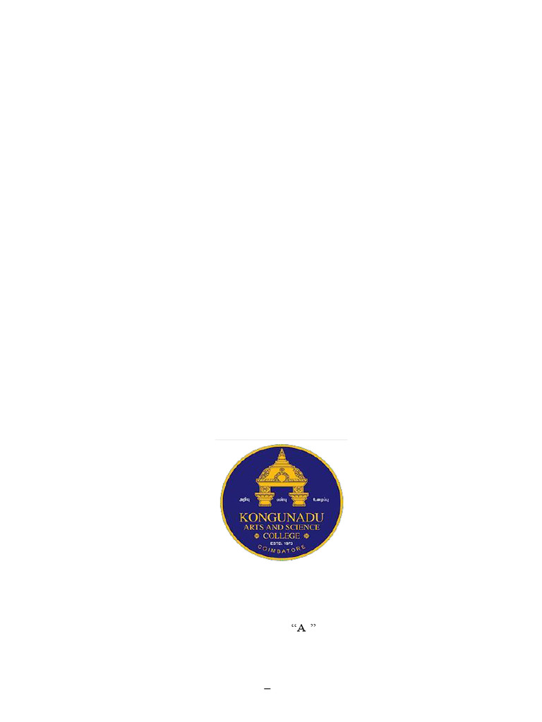 Project Front Page New Logo (1) HARSHITHA | PDF | Doctor Of Philosophy ...