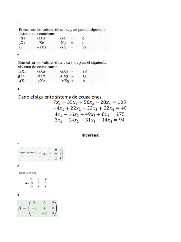 Ejercicios 1 | PDF