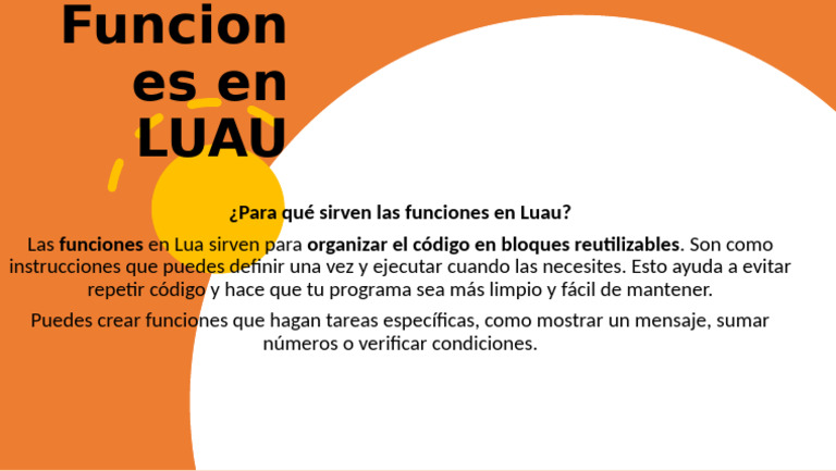 Funciones en Luau: Organización del Código | PDF