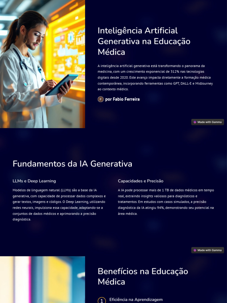 IA Generativa na Educação Médica | PDF | Inteligência artificial ...