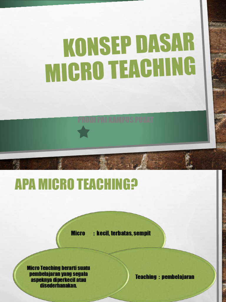 MICROTEACHING 1 | PDF