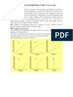 PROBLEMAS DE MATEMÁTICAS 4º ESO UD6