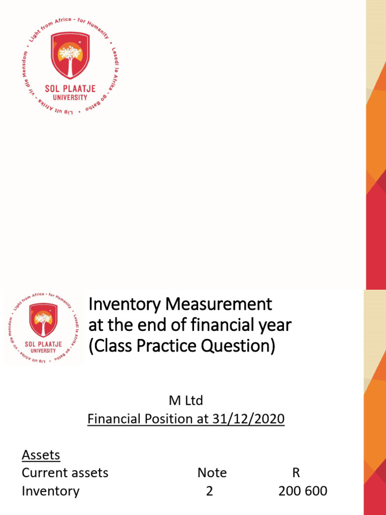 Memo Q1 - Inventory IAS 2 | PDF | Inventory | Cost Of Goods Sold