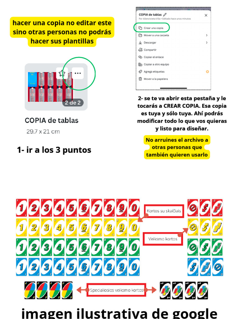 Instrucciones para Crear Copia | PDF