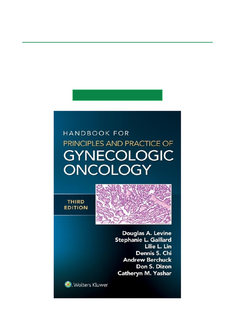 Handbook of Gynecologic Oncology 3rd Ed. | PDF | Chemotherapy | Cell Cycle