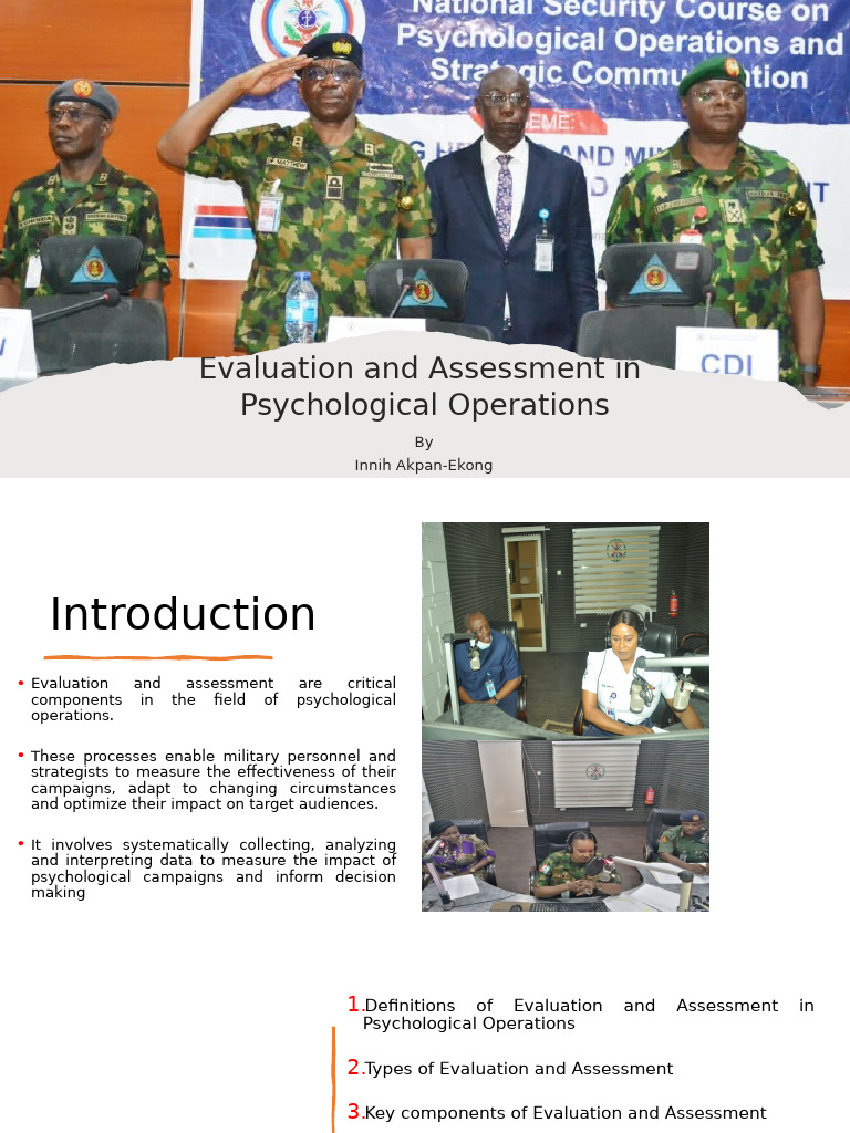 Evaluating Psychological Operations Effectiveness | PDF | Data Analysis ...