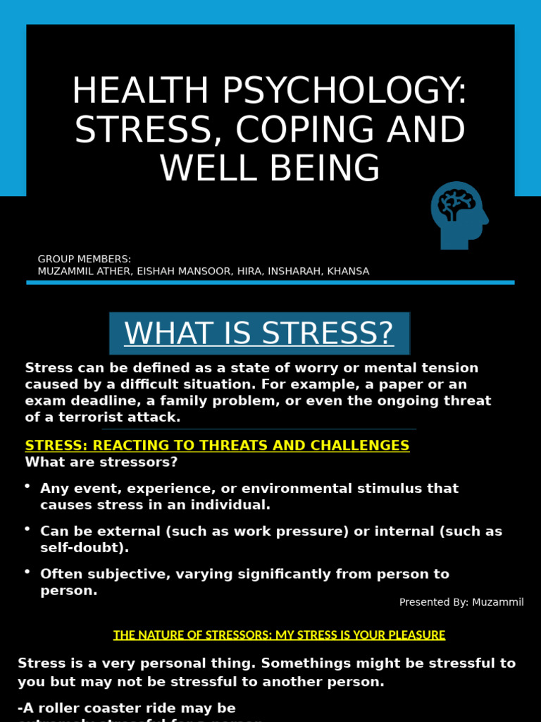 Understanding Stress and Coping Strategies | PDF | Stress (Biology ...