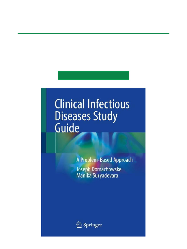 Clinical Infectious Diseases Study Guide A Problem Based Approach ...
