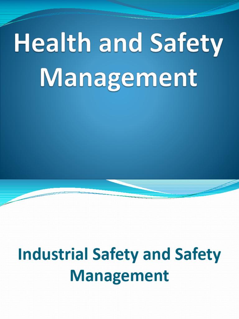 Health and Safety Management | PDF | Occupational Safety And Health ...