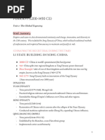 AP Unit 1.1 Developments in East Asia | PDF | China | World Politics