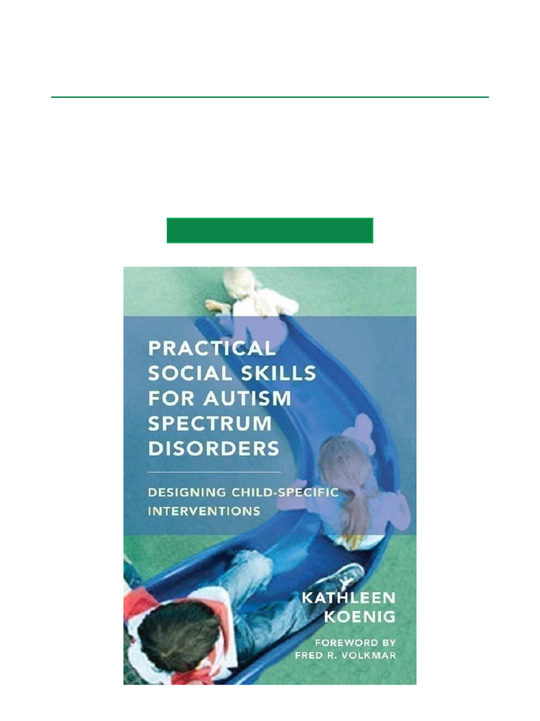 Social Skills Interventions for Autism | PDF | Autism | Mental Disorder