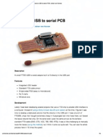 Miniature USB to Serial PCB _ Johan Von Konow