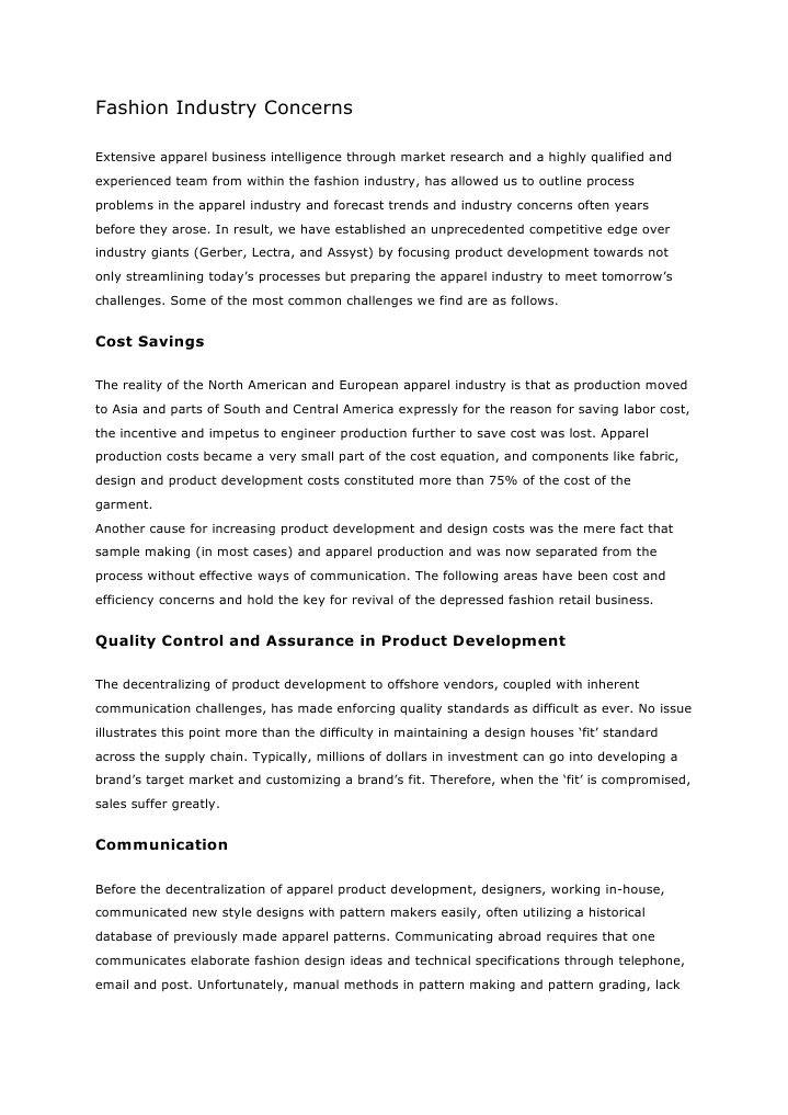 Cost Optimization in Fashion Industry | PDF | Fashion | New Product ...