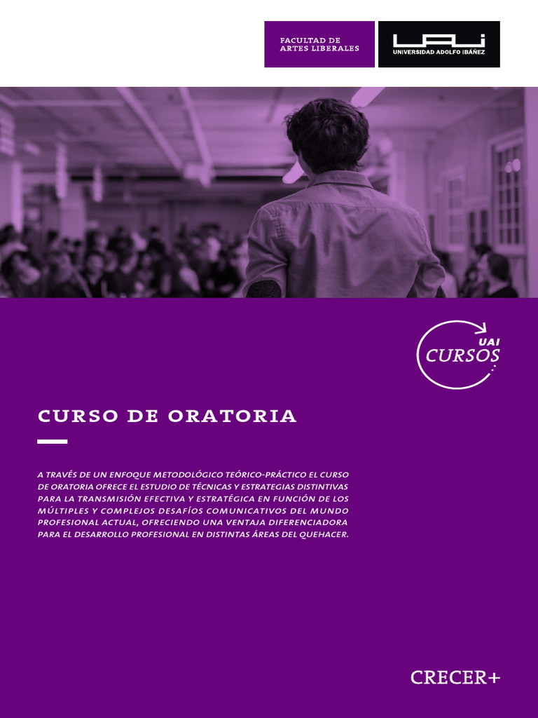 Curso de Oratoria en la UAI | PDF | Universidad | Hablar en público