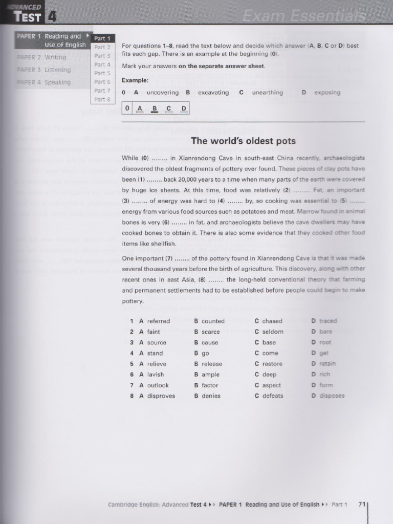 Exam Essentials Practice Test 4 | PDF