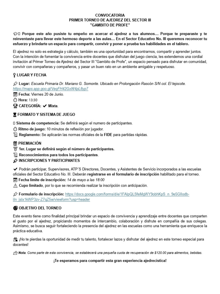 Gambito de Profe SIII | PDF | Ajedrez | Enseñando