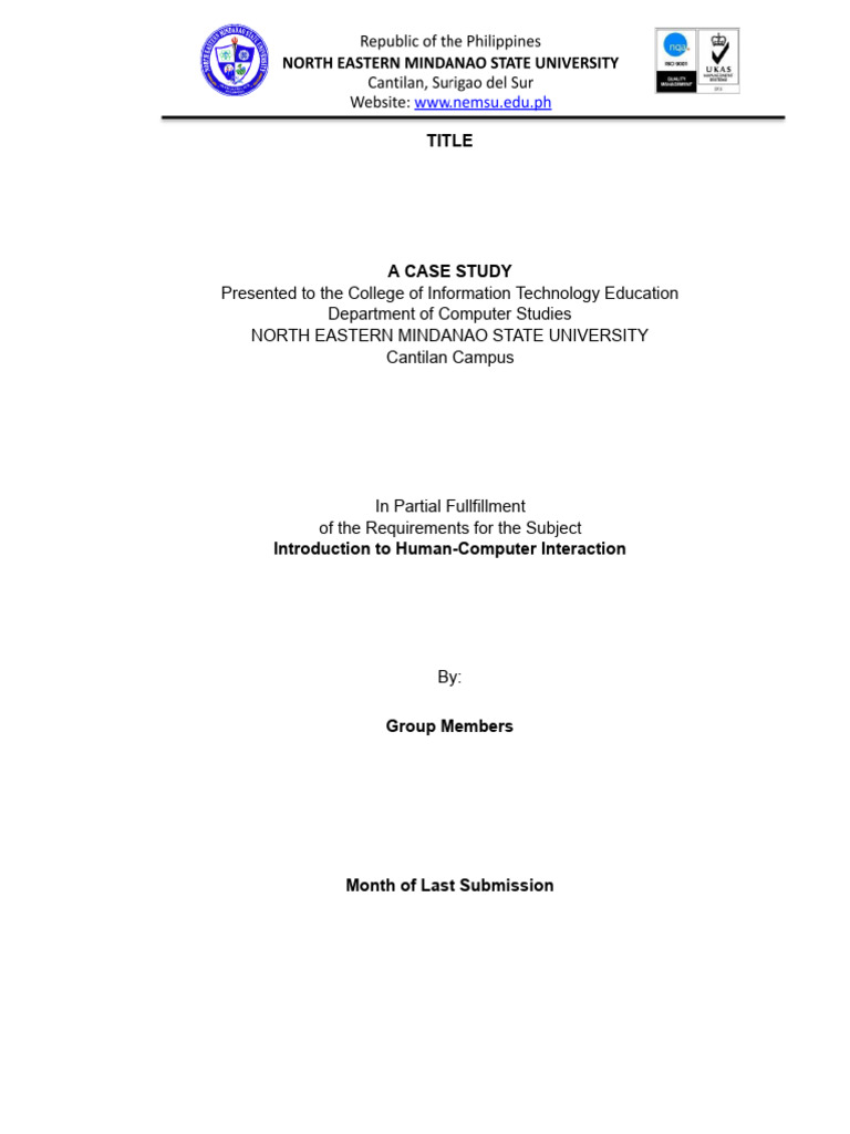 Case Study Template | PDF | Use Case | Receipt