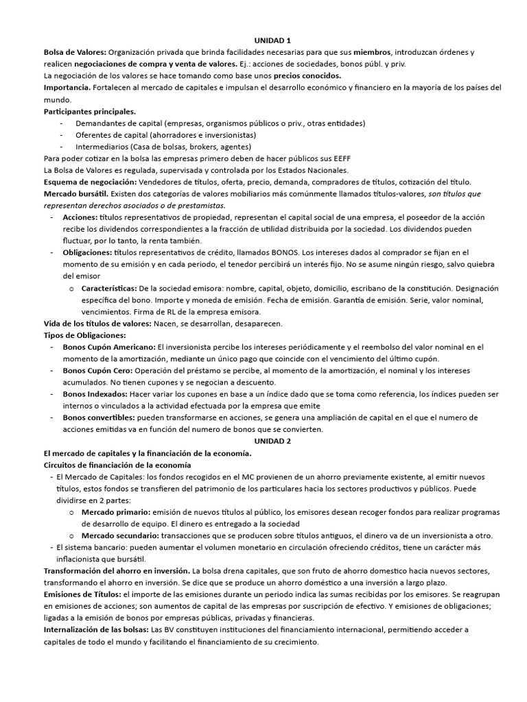 Introducción a la Bolsa de Valores y su Función | PDF | Bolsa | Inversiones
