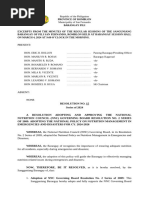 NNC Governing Board Resolution No. 1 Series of 2017 Approving and ...