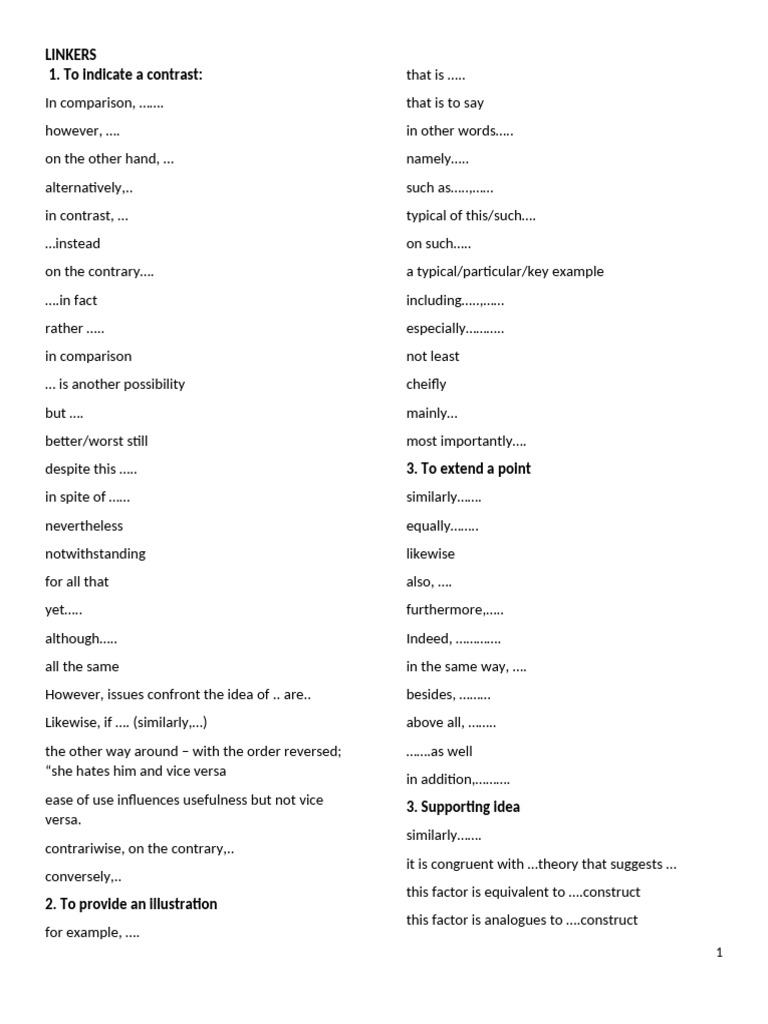 LINKERS | PDF | Logic